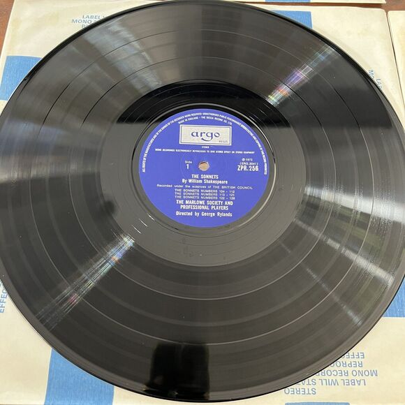 Works OF Shakespeare The Sonnets 3xLP Box Set 1972 Argo ZPR 254-6 - Picture 4 of 11
